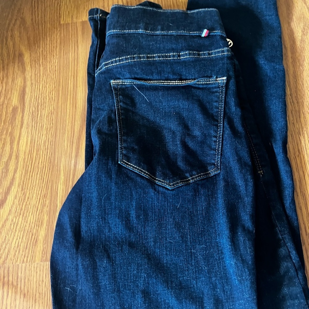 Tommy Hilfiger Gramercy Ladies 10 Pull-On Dark Wash Skinny 10 Pocket Jeans​​ - Picture 4 of 4